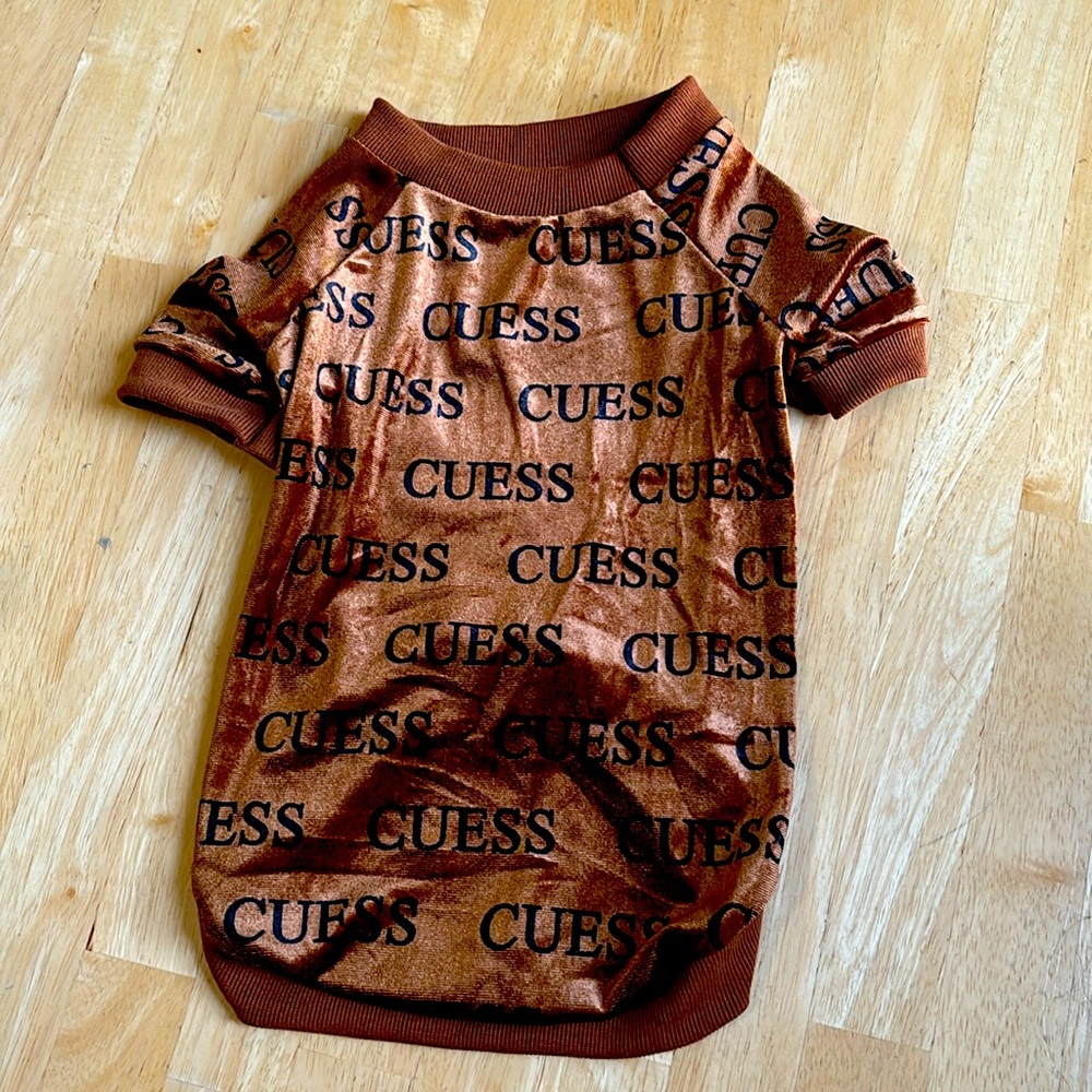 Cuess Velvet Soft Dog Sweater